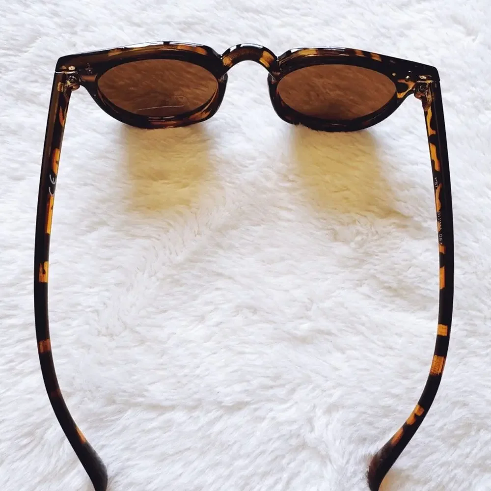 Pablo Tortoise Brown Round Sunglasses